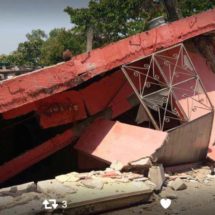 Deslave en el río Grijalva derrumba 10 casas en Villahermosa