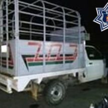 Policía estatal asegura dos camionetas de dudosa procedencia