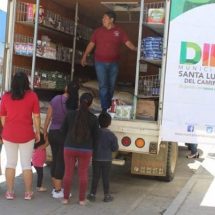 Lleva Gobierno de Santa Lucía las tiendas móviles de DICONSA a todas las agencias y colonias
