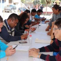 Realizan censo y registro a programas prioritarios del gobierno federal en Santa Lucía