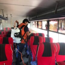 Reinicia Gobierno de Tuxtepec sanitización de vehículos en principales accesos a la ciudad