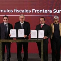 AMLO anuncia estímulos fiscales para frontera sur; amplía hasta 2024 en frontera norte