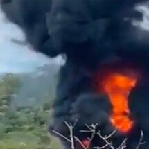 Pipa se vuelca y provoca explosión en Yautepec, Oaxaca