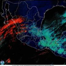 Lluvias de intensidad variable en la Cuenca del Papaloapan, Sierra Norte, Sierra Mazateca y norte del Istmo esta noche.
