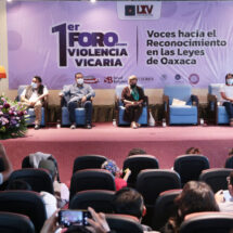 Realizan primer foro sobre violencia vicaria en el Congreso de Oaxaca