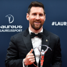 ¡Un trofeo más! Lionel Messi ganó el Laureus a mejor deportista del año