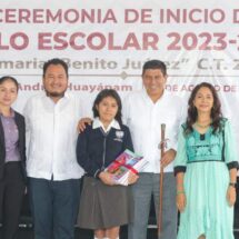 Inaugura Gobernador Salomón Jara Cruz ciclo escolar 2023 – 2024